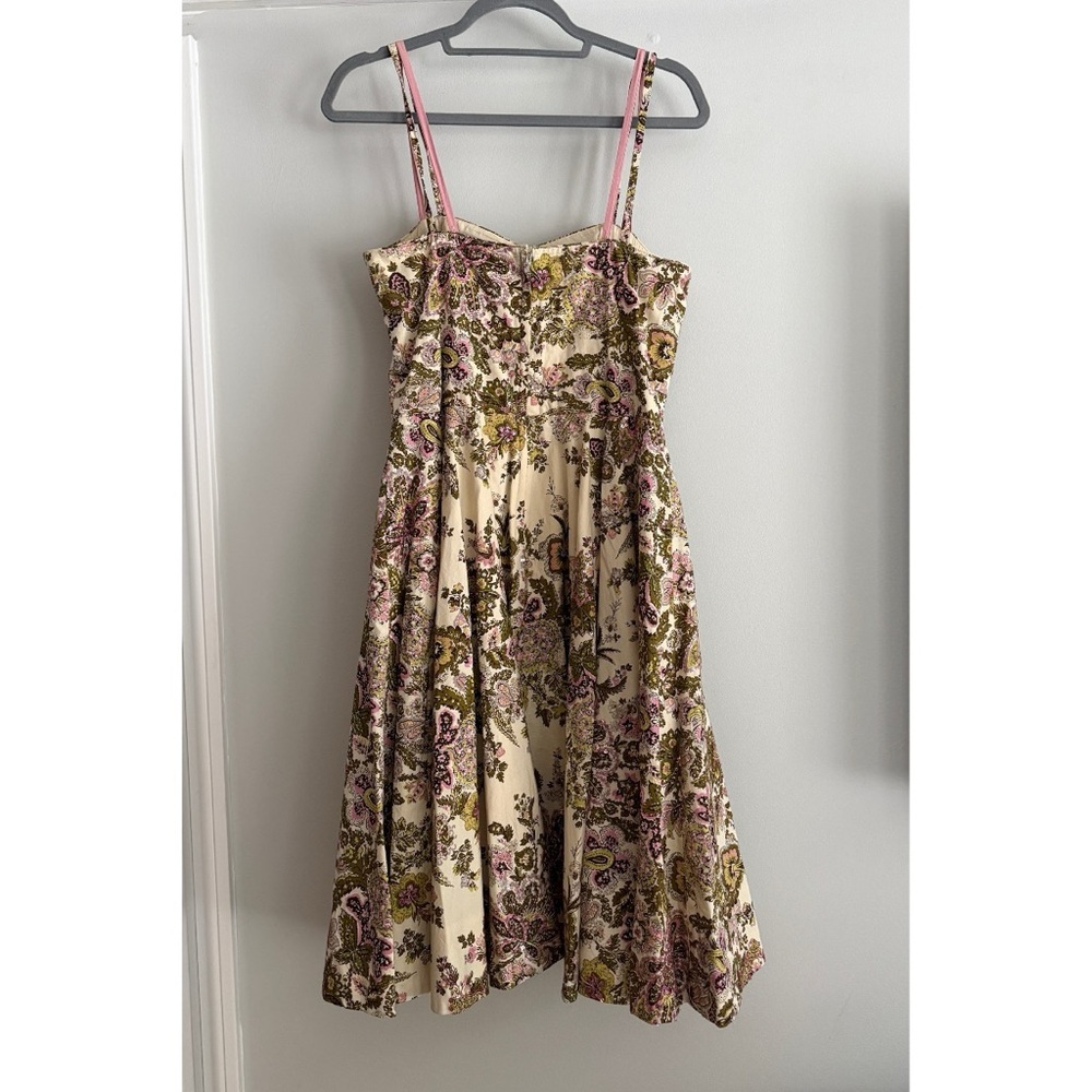 Anthropologie Elevenses Floral Paisley Dress - Picture 3 of 7